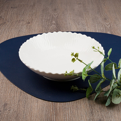 Салатник Nouvelle Маршмеллоу 23х23х5 см, 1050 мл, фарфор