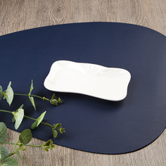 Блюдо сервировочное Nouvelle Маршмеллоу 15х8.5х2 см, фарфор