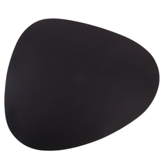 Салфетка сервировочная плей смат Nouvelle Экокожа черная 45х37 см, полиуретан