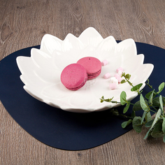 Салатник Nouvelle Маршмеллоу 30х30х6 см, 1050 мл, фарфор