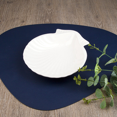 Блюдо сервировочное Nouvelle Маршмеллоу 20х18х5 см, фарфор