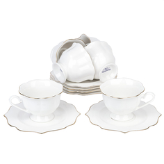 Чайный набор 12 предметов 6 персон Belle, 160 мл, Nouvelle