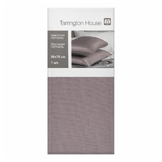 Наволочка Tarrington House перкаль 50 х 70 см светло-коричневая