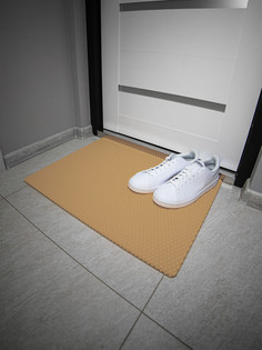 Коврик придверный CellMat ЭВА 67х50 см бежевая сота
