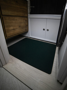 Коврик для ванной CellMat ЭВА, 83х66 см, темно-зеленая сота