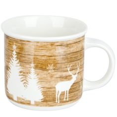 Кружка фарфоровая Nouvelle winter forest 350 мл