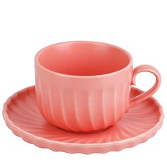 Чайная пара Nouvelle Fresh Taste Dark pink 220 мл фарфор