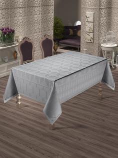 Скатерть DO&CO жаккард серый 160х220