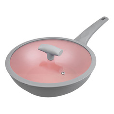 Сковорода-вок Proffi Kitchen Trendy pink proffi 26 см
