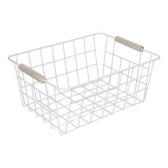 Корзина для хранения OKitchen 29,5 х 22 х 12,5 см белая