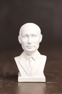 Статуэтка Бюст Путин В.В. Президента РФ SntArt 11 см гипсовая белый No Brand