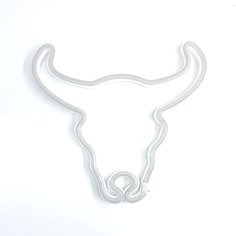 Неоновый LED светильник 2emarket Бык Буйвол 4992.1