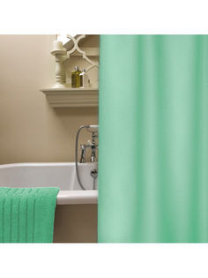 Штора для ванной 180х180 зеленая 8004-11 No Brand