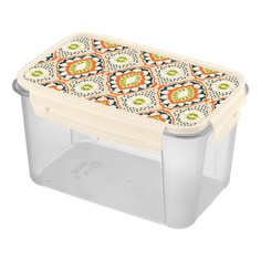 Контейнер для пищевых продуктов с декором 1,5 л No Brand