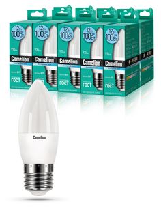 Набор из 10 светодиодных лампочек Camelion LED 12W 4500K E27 10-13690