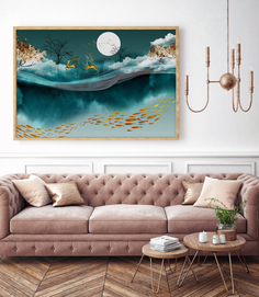 Картина интерьерная Art Debut Gallery Два Царства 54-60х90, 60х90 см