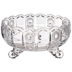 Конфетница muza crystal диаметр 22 см высота 12 см (181633) Lefard
