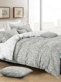 Комплект постельного белья Amore Mio BZ QR Amber FAMILY Sp сатин