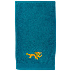 Полотенце махр. год дракона ,40х70см,бирюза Santalino (181392)