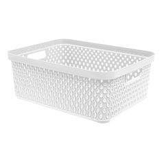 Корзина универсальная Turan Smartware Katre White 14 x 27,7 x 37 см 12 л белая No Brand