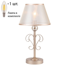 Настольная лампа с лампочкой Favourite Teneritas 2553-1T+Lamps E14 Свеча