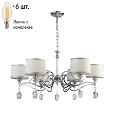 Подвесная люстра с лампочками Favourite Semina 2707-6P+Lamps E14 Свеча