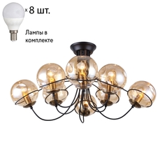 Потолочная люстра с лампочками F-Promo Grana 2202-8U+Lamps E14 P45