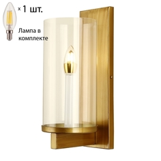 Бра с лампочкой Favourite Phialam 2956-1W+Lamps E14 Свеча