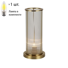 Настольный светильник с лампочкой Favourite Wonderland 2907-1T+Lamps Е27 Свеча