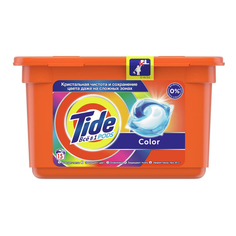 Капсулы Tide Все в 1 Pods Color для цветного белья 15 шт