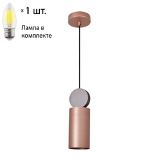 Подвесной светильник с лампочкой Favourite Otium 2214-1P+Lamps Е27 Свеча