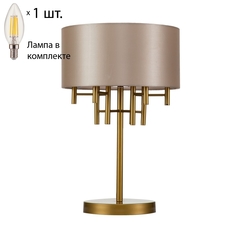 Настольная лампа с лампочкой Favourite Cosmo 2993-1T+Lamps E14 Свеча