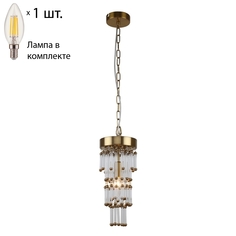Подвесной светильник Favourite Wisper с лампочкой 2845-1P+Lamps E14 Свеча