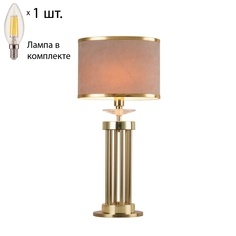 Настольная лампа с лампочкой Favourite Rocca 2689-1T+Lamps E14 Свеча