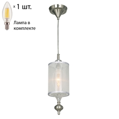 Подвесной светильник с лампочкой Favourite Laguna 2698-1P+Lamps E14 Свеча