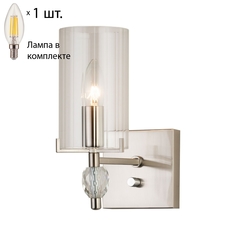 Бра с лампочкой Favourite Stine 2704-1W+Lamps E14 Свеча