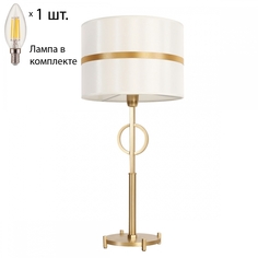 Настольный светильник с лампочкой Favourite Mateo 2634-1T+Lamps E14 Свеча