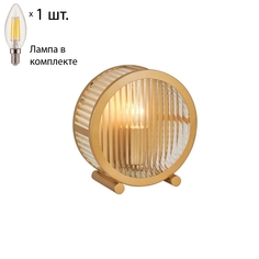 Настольная лампа с лампочкой Favourite Radiales 3099-1T+Lamps E14 Свеча