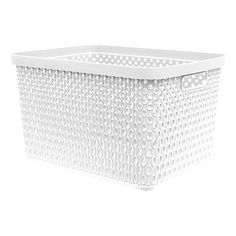 Корзина универсальная Turan Smartware Katre White 22 x 27,7 x 37 см 18 л белая No Brand