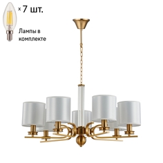 Подвесная люстра с лампочками Favourite Venustus 2679-7P+Lamps E14 Свеча