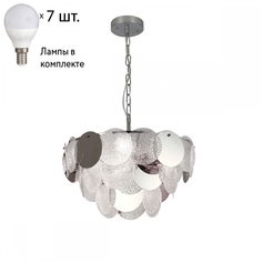 Подвесная люстра с лампочками Favourite Dazzling 2740-7P+Lamps E14 P45