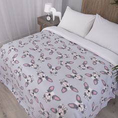 Плед флисовый La Notta 150х200 "Мопсики" GF651004/53LN
