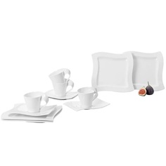 Кофейный сервиз Villeroy & Boch New Wave 12 предметов 4 персоны