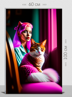 Картина на холсте большая интерьерная FIRST CLASS IMAGES 60х100 на стену