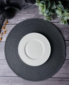 Тарелка обеденная Porland Line 20 см, белая, фарфор