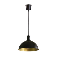 Подвесной светильник Maesta Арт. MA-5006/1-BKGD E27 40 Вт. цвет черный с золотом