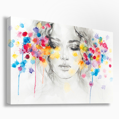 Картина Postermarket Девушка 60х90 см интерьерная на холсте