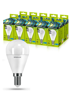 Набор лампочек Ergolux LED 9W 4500K E14 10-13174