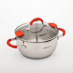 Катунь Кастрюля «Аврора», 4 л, d=22 см, капсульное дно, стеклянная крышка Katun