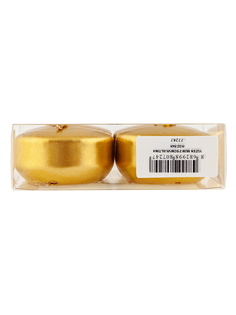 Свеча плавающая Horizon Candles h25d50 мм 4 шт/уп ЗОЛОТАЯ
